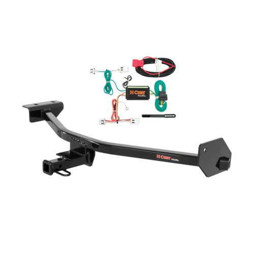 11 - 17 Nissan Leaf Curt 1-1/4", Class 1 Trailer Tow Hitch + 4-flat Wiring Kit 11396