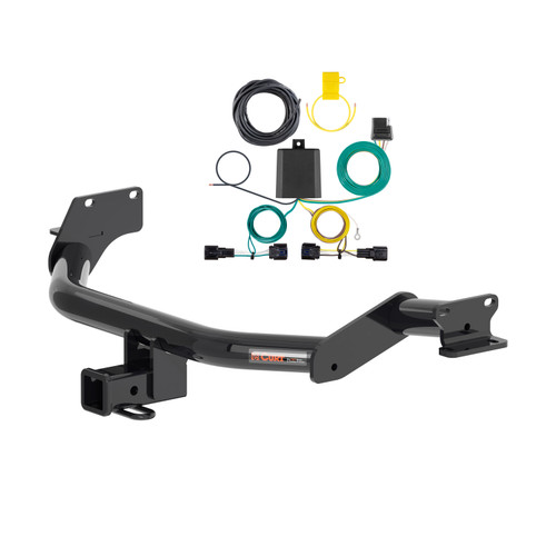 23 - 24 Kia Telluride LX or S only Curt 2", Class 3 Trailer Tow Hitch + 4-flat Wiring Kit 13420