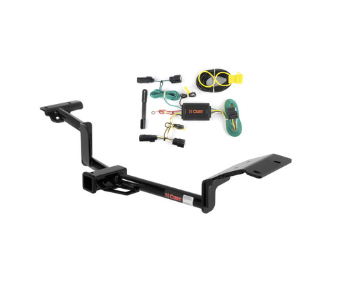 10 - 17 Lincoln MKT With EcoBoost Curt 2", Class 3 Trailer Tow Hitch + 4-flat Wiring Kit 13110