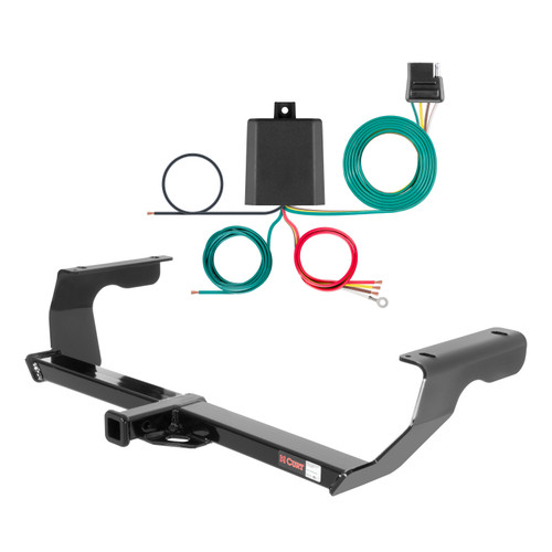 2009 Subaru Impreza Outback Sport Excluding Canadian built models Curt 1-1/4", Class 1 Trailer Tow Hitch + 4-flat Wiring Kit 11315