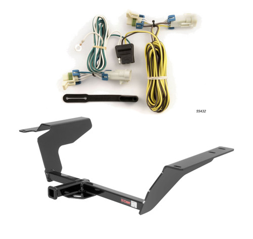 2007 - 2010 Pontiac G5 Coupe Curt 1-1/4", Class 1 Trailer Tow Hitch + 4-flat Wiring Kit 11447