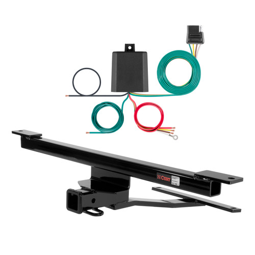 07 - 09 Mercedes-Benz R320 Curt 2", Class 3 Trailer Tow Hitch + 4-flat Wiring Kit 13103