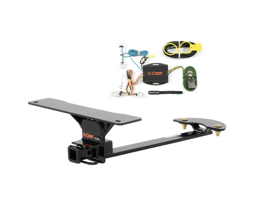 07 - 12 Nissan Sentra Sedan Curt 1-1/4", Class 1 Trailer Tow Hitch + 4-flat Wiring Kit 11370