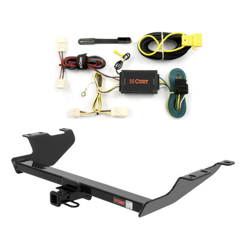 08 - 10 Scion xB Curt 1-1/4", Class 2 Trailer Tow Hitch + 4-flat Wiring Kit 12490