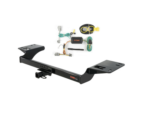 13 - 16 Lincoln MKS Curt 1-1/4", Class 2 Trailer Tow Hitch + 4-flat Wiring Kit 12088