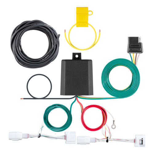 19 - 21 Mazda 3 Sedan Curt 1-1/4", Class 1 Trailer Tow Hitch + 4-flat Wiring Kit 11636