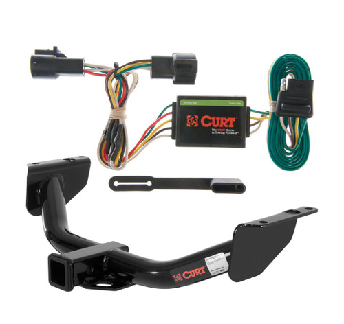 2001 - 2009 Mazda B2300 2001 - 2005 models are no drill Curt 2", Class 3 Trailer Tow Hitch + 4-flat Wiring Kit 13138