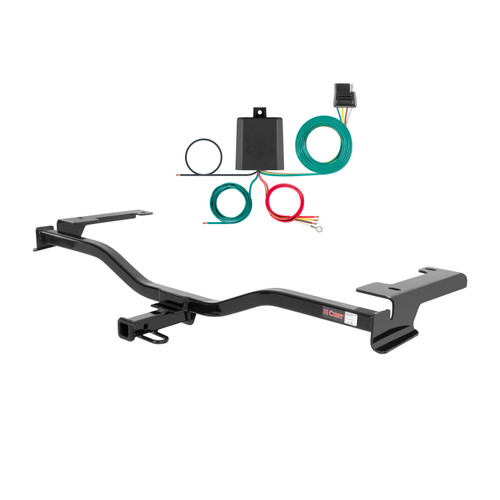 10 - 11 Mercury Milan Curt 1-1/4", Class 1 Trailer Tow Hitch + 4-flat Wiring Kit 11390