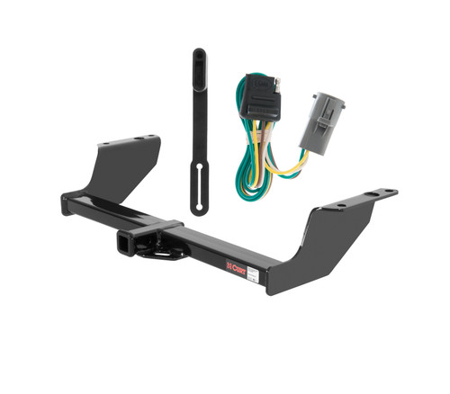 2001 Mazda B2300 01 - 05 models are no drill Curt 1-1/4", Class 2 Trailer Tow Hitch + 4-flat Wiring Kit 12012