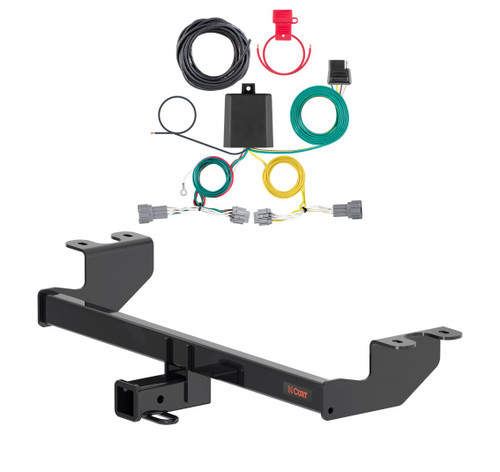 2023 - 2026 Nissan Ariya Curt 2", Class 3 Trailer Tow Hitch + 4-flat Wiring Kit 13588