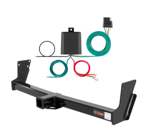 2002 - 2004 Oldsmobile Bravada Curt 2", Class 3 Trailer Tow Hitch + 4-flat Wiring Kit 13020