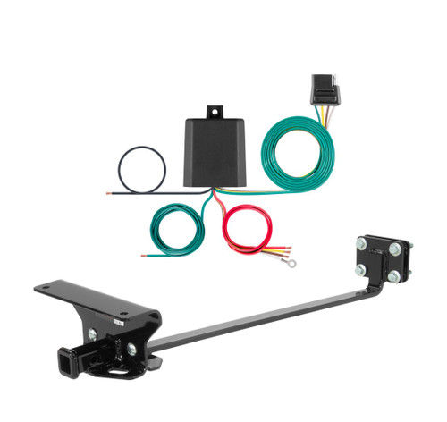 2008 - 2013 Mercedes-Benz C350 Curt 1-1/4", Class 1 Trailer Tow Hitch + 4-flat Wiring Kit 11030