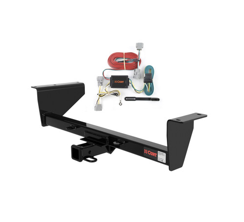 01 - 06 Mitsubishi Montero Curt 2", Class 3 Trailer Tow Hitch + 4-flat Wiring Kit 13800