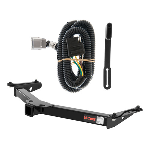 01 - 02 Toyota 4Runner Curt 2", Class 3 Trailer Tow Hitch + 4-flat Wiring Kit 13087