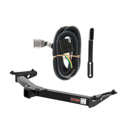2001 - 2002 Toyota 4Runner Curt 2", Class 3 Trailer Tow Hitch + 4-flat Wiring Kit 13087