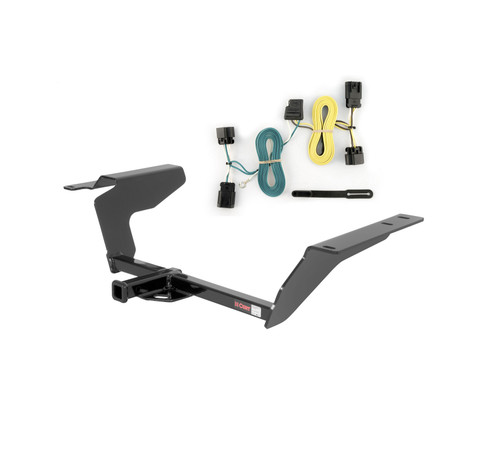 05 - 06 Pontiac Pursuit Sedan, GT Curt 1-1/4", Class 1 Trailer Tow Hitch + 4-flat Wiring Kit 11447