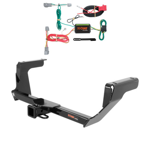 2016 Subaru Crosstrek Hybrid only Curt 2", Class 3 Trailer Tow Hitch + 4-flat Wiring Kit 13135