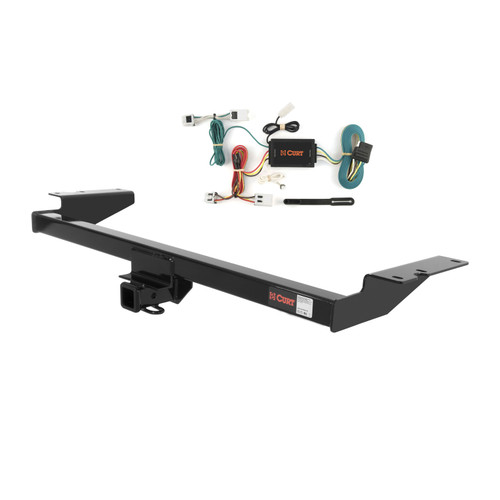04 - 09 Nissan Quest Curt 2", Class 3 Trailer Tow Hitch + 4-flat Wiring Kit 13563