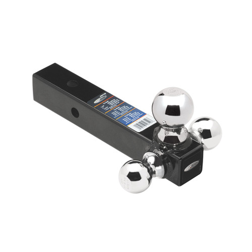 Draw-tite Tri-Ball Trailer Hitch Ball Mount, (1-7/8 in. 2 in., 2-5/16 in. Trailer Hitch Balls), Fits 2 in.Receiver, 16,000 lbss. Capacity, Black DT80799