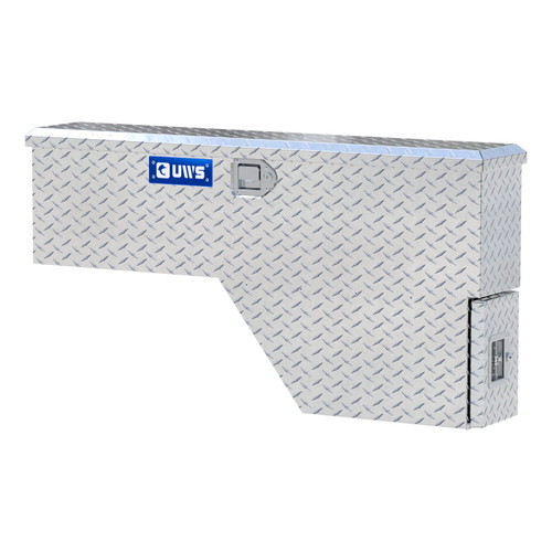 UWS Bright Aluminum 48" Driver-Side Wheel Well Tool Box (Heavy Packaging) EC30001