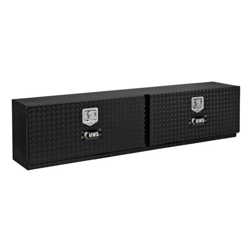 UWS Gloss Black Aluminum 72" Double-Door Topside Truck Tool Box (Heavy Packaging) EC40052 UWS Gloss Black Aluminum 72" Double-Door Topside Truck Tool Box (Heavy Packaging) EC40052