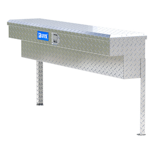 UWS Bright Aluminum 60" Truck Side Tool Box TBSM-60