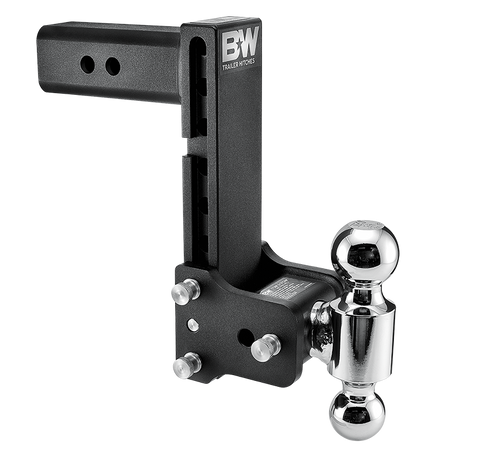 B&W 14.5K 8-1/2" Drop 9" Rise (2-5/16", 2" Balls) Adjustable Ball Mount Hitch For 2-1/2" Recievers  TS20043B