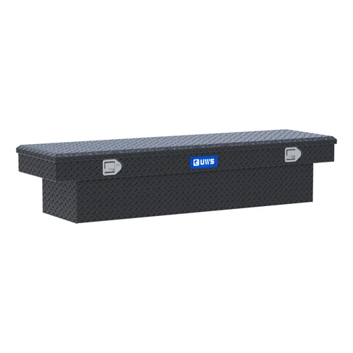 UWS Matte Black Aluminum 69" Crossover Truck Tool Box TBS-69-MB