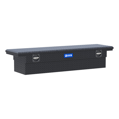 UWS Matte Black 72" Secure Lock Truck Tool Box, Low Profile SL-72-LP-MB