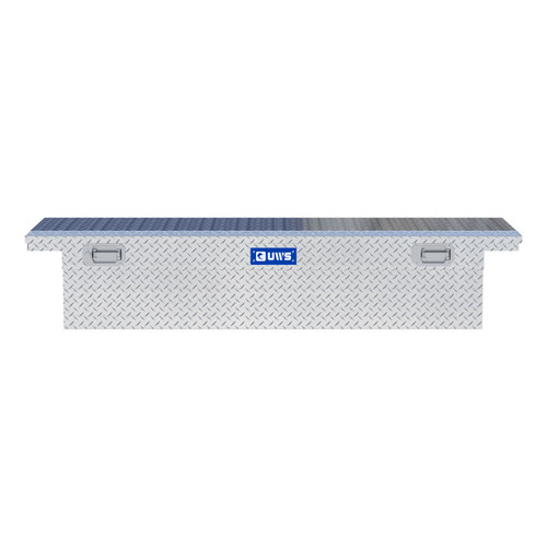 UWS Aluminum 72" Truck Tool Box with Low Profile, Pull Handles TBS-72-LP-PH