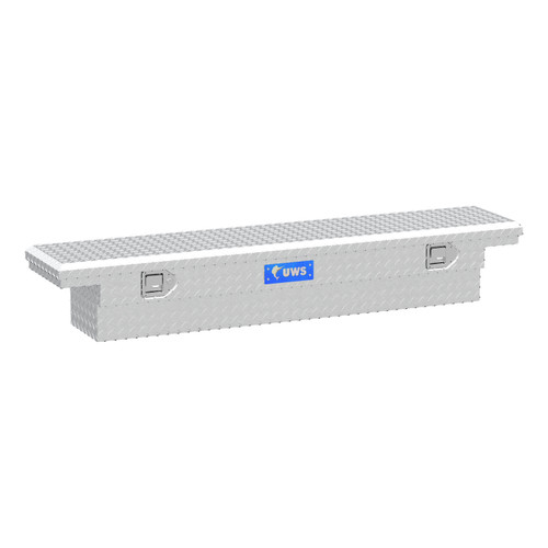 UWS Bright Aluminum 63" Slim-Line Truck Tool Box, Low Profile TBS-63-SL-LP
