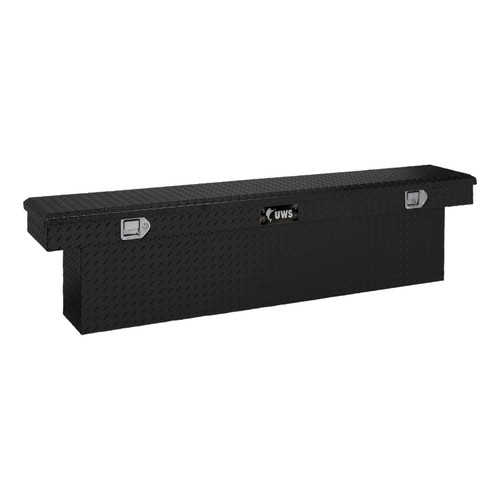 UWS Gloss Black Aluminum 69" Deep Slim-Line Truck Tool Box TBSD-69-SL-BLK