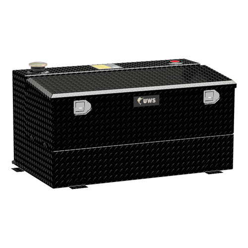 UWS Gloss Black 75-Gallon Combo Aluminum Transfer Tank TT-75-COMBO-BLK UWS Gloss Black 75-Gallon Combo Aluminum Transfer Tank TT-75-COMBO-BLK
