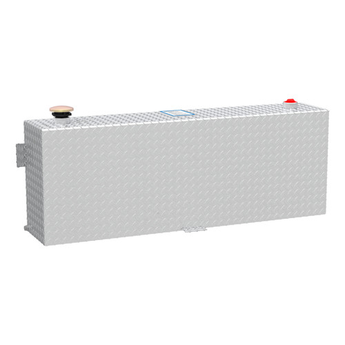 UWS 45-Gallon Rectangle Bright Aluminum Transfer Tank TT-45-R-T-P
