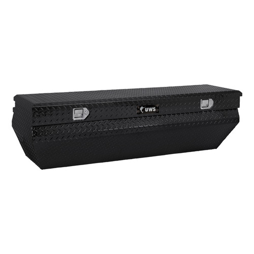 UWS Gloss Black Aluminum 62" Wedged Angled Utility Chest Box (Heavy Packaging) EC20382 UWS Gloss Black Aluminum 62" Wedged Angled Utility Chest Box (Heavy Packaging) EC20382