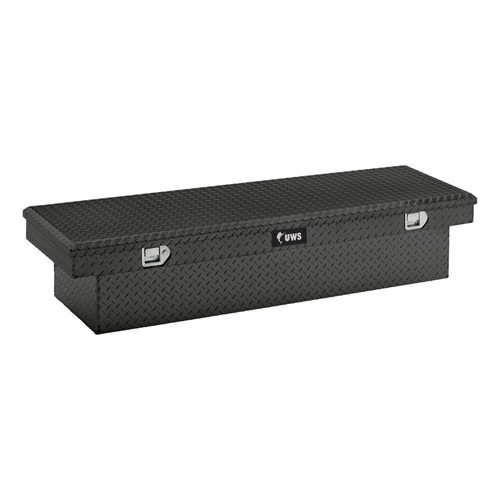 UWS Gloss Black Aluminum 60" Crossover Truck Tool Box TBS-60-BLK