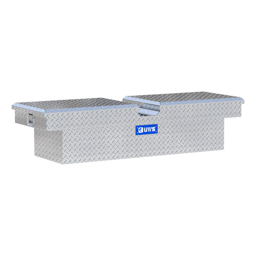UWS Bright Aluminum 60" Gull Wing Crossover Truck Tool Box (Heavy Packaging) EC10041