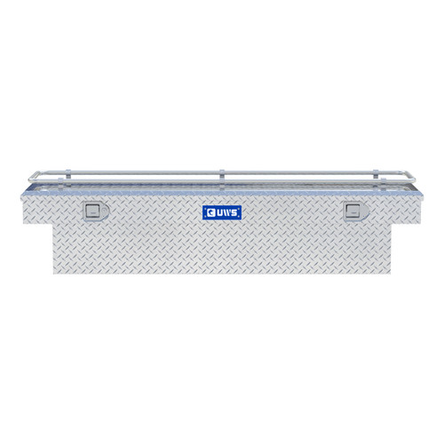UWS Bright Aluminum 69" Crossover Truck Tool Box with Rail TBS-69-R