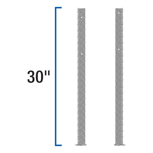 UWS Replacement Bright Aluminum Topside Truck Tool Box Leg TBTS-LEGS UWS Replacement Bright Aluminum Topside Truck Tool Box Leg TBTS-LEGS