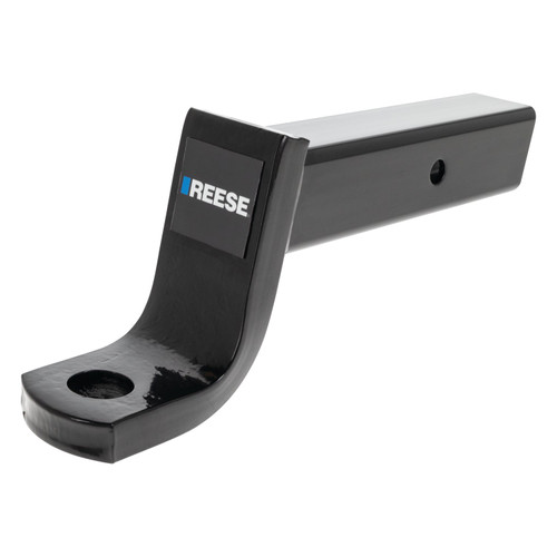 Reese Trailer Hitch Ball Mount, Fits 2-1/2 Inch Square Receiver, 5 Inch Drop, 3.5 Inch Rise, 13,000 lbss. Capacity, Black