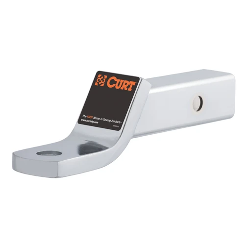 CURT Class 3 Ball Mount (2" Shank, 7,500 lbss., 2" Drop, 7-1/2" Long, Chrome) Trailer Hitch Ball Mount