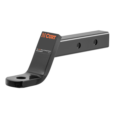 CURT Dual-Length Ball Mount (2" Shank, 7,500 lbss., 4" Drop, 8-1/8" or 11-1/8" Long) Trailer Hitch Ball Mount