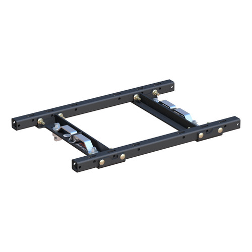 CURT Puck System 5th Wheel Adapter with Rails, Select Chevy, Ford, GMC, 25K Fifth Wheel Trailer Hitch Mount Leg