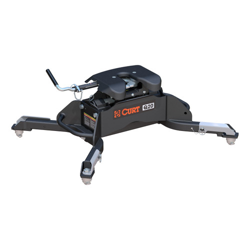 CURT 20K, Q20 5th Wheel Hitch, Select Ram 2500, 3500, 8' Bed Puck System 