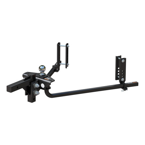 CURT (8-10K) TruTrack 2P Weight Distribution Hitch with 2x Sway Control, 8-10K