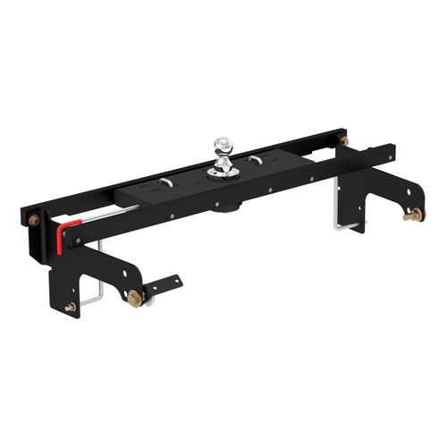 CURT Double Lock Gooseneck Hitch Kit with Brackets, Select Silverado, Sierra Gooseneck Trailer Hitch Mount Kit