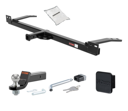 83 - 86 Pontiac Parisienne Sedan 1.25in. CURT Trailer Hitch + Ball Mount + Cover + Lock Kit by CURT HWA2132