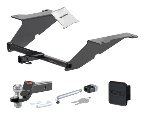 20 - 23 Hyundai Sonata Excluding Hybrid 1.25in. CURT Trailer Hitch + Ball Mount + Cover + Lock Kit by CURT HWA1447