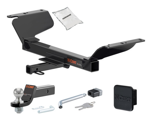 18 - 24 Chevrolet Equinox Excluding diesel 1.25in. CURT Trailer Hitch + Ball Mount + Cover + Lock Kit by CURT HWA338