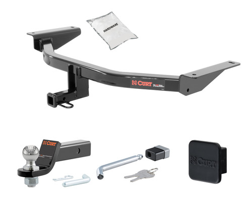 16 - 23 Mazda CX-9 -- 1.25in. CURT Trailer Hitch + Ball Mount + Cover + Lock Kit by CURT HWA1803 16 - 23 Mazda CX-9 -- 1.25in. CURT Trailer Hitch + Ball Mount + Cover + Lock Kit by CURT HWA1803